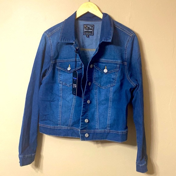 Wax Jean Jackets & Coats Nwt Wax Jean Sz 2x Stretch Denim Jacket